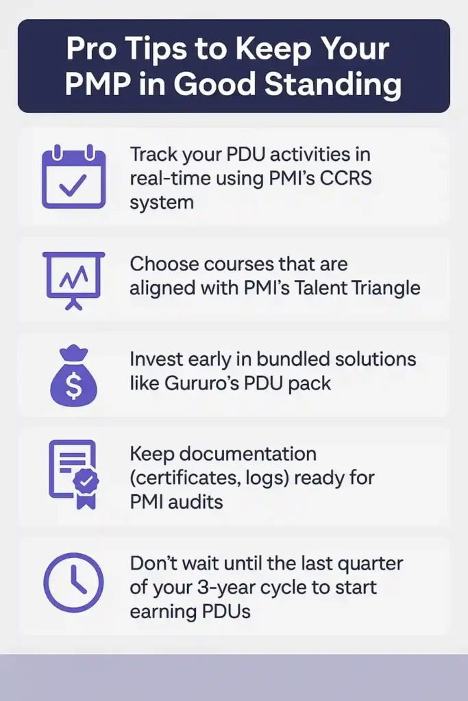 How to renew suspended PMP certification