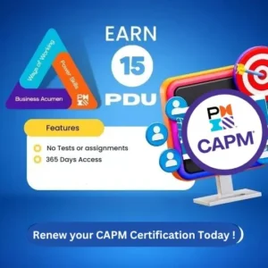 15 PDU for CAPM® Renewal image