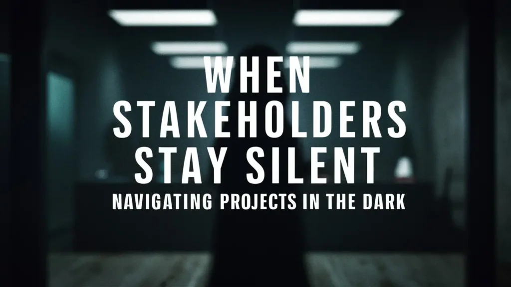 when stakeholders stay silent