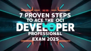 7 Proven Steps to Ace the OCI Developer Professional Exam 2025 – Test Your Skills Today!