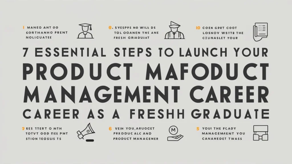 7 Essential Steps to Launch Your Product Management Career as a Fresh Graduate