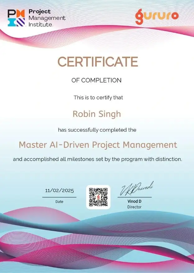 AI Certificate Reference image
