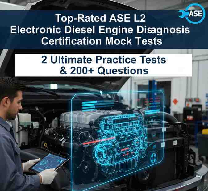 ASE L2 Electronic Diesel Engine Diagnosis Certification