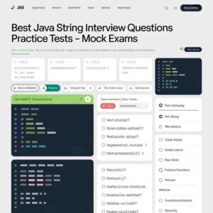 Java String Interview Questions Practice Tests