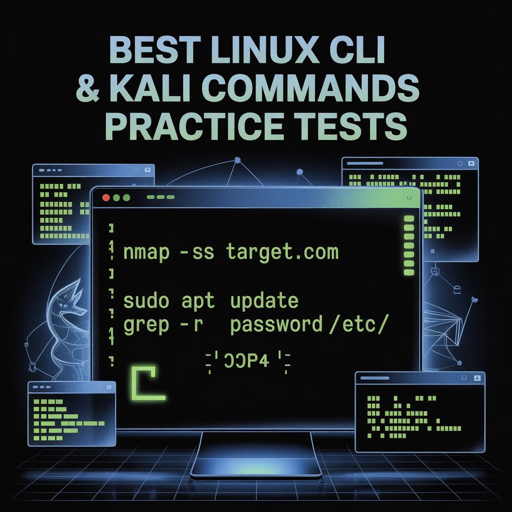 Linux CLI & Kali Commands Practice Tests