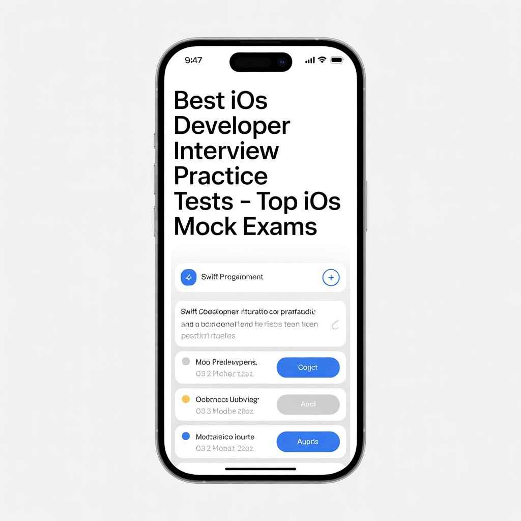 Best iOS Developer Interview Practice Tests (2026) – Top iOS Mock Exams 5 iOS Developer Interview Practice Tests